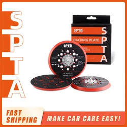 SPTA Multi Hole 6 Inch Hook & Loop DA Sander & Polisher Backing Plate Electric Dual-Action Random Orbital Sanding Pad