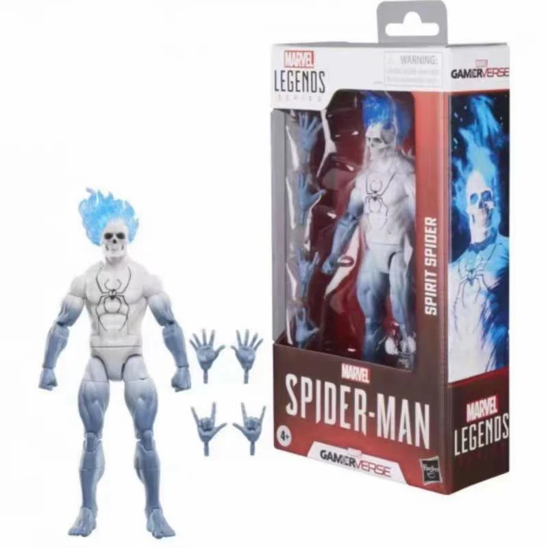 

Hasbro Marvel Legend Game Universe Series 2099 GhostRider Человек-паук Кошка Девушка 6 дюймов Фигурка Модель Подарочная Коллекция игрушек