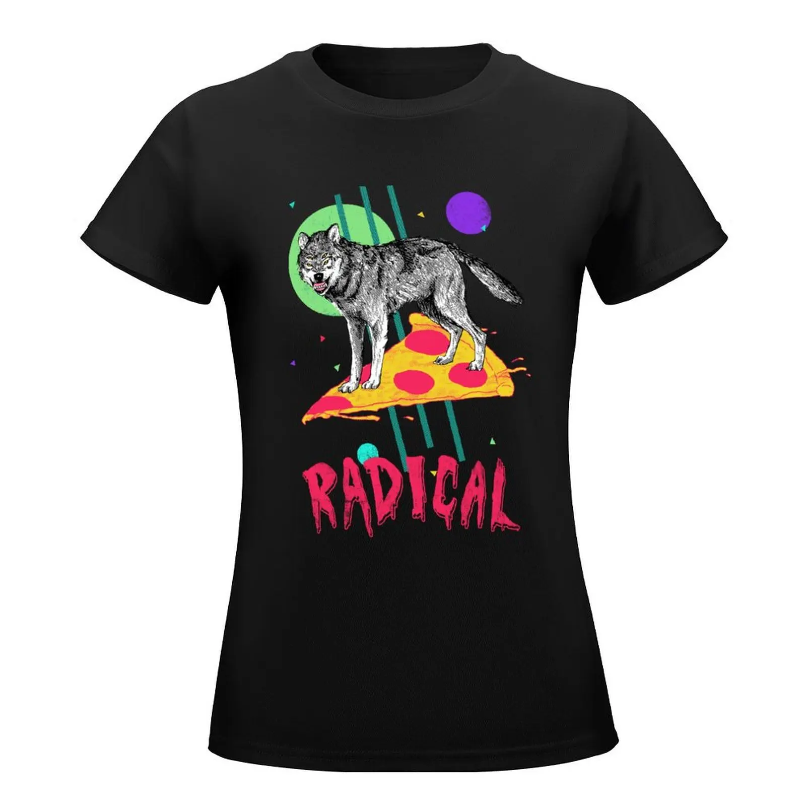 So Radical T-Shirt Blouse hippie clothes Female clothing cat shirts for Women