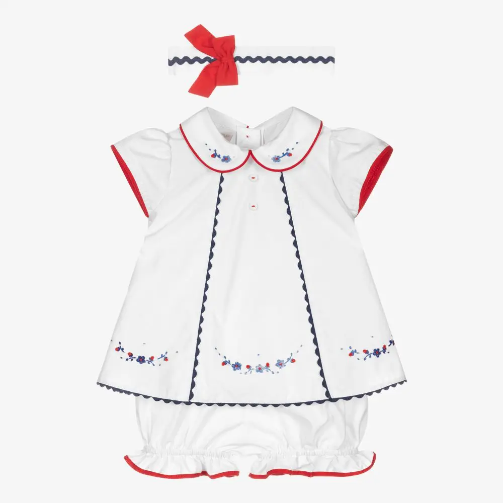 

Одежда для новорожденных девочек, одежда из 3 предметов, белое платье + шорты + повязка на голову, летние осенние комплекты для маленьких девочек 6, 12, 18, 24 м