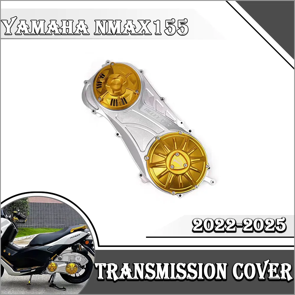 

For Yamaha NMAX155 2022-2025 Motorcycle Transmission Case Cover Chain Cover Transmission Case Protector