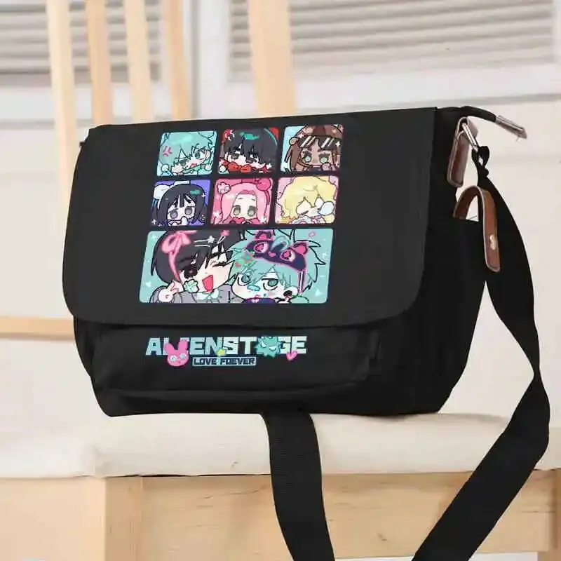 

2025 NEW Anime Student Cosplay Handbag Alien Stage Luka Ivti Theme Cartoon Oxford Messenger Bag Casual Schoolbag Gift