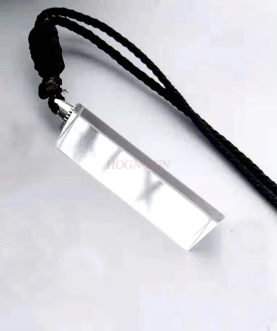 

Triangular prism pendant can be worn necklace mobile phone photography children watching rainbow prism glass large prism