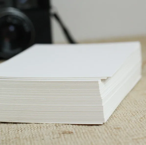 Imagem -03 - Kraft Blank Paper Memo Pad Mensagem Gift Card Material de Escritório Escolar Papelaria Atacado Branco Preto 20 Pcs por Pacote