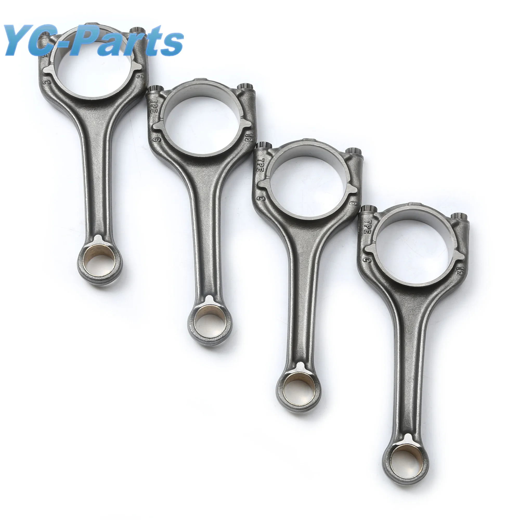 4-pcs 04E198401AB EA211 1.6L Engine Connecting Con Rod Kit for VW Caddy Golf Sportsvan Variant 4Motion Jetta Polo