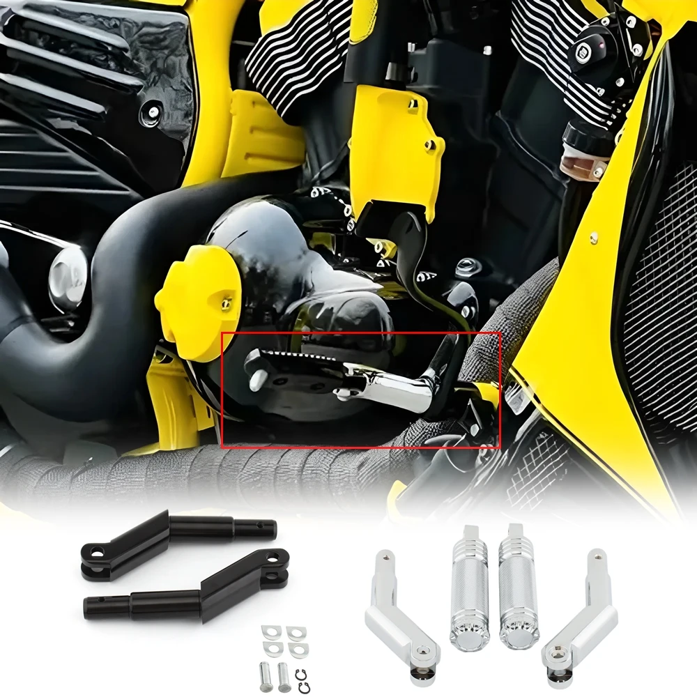 

FOR Harley V-Rod Muscle 2002-2017/Night Rod VRSC Special 2007-2017 Motorcycle CNC Foot Rest Peg Mount Footrest Bracket