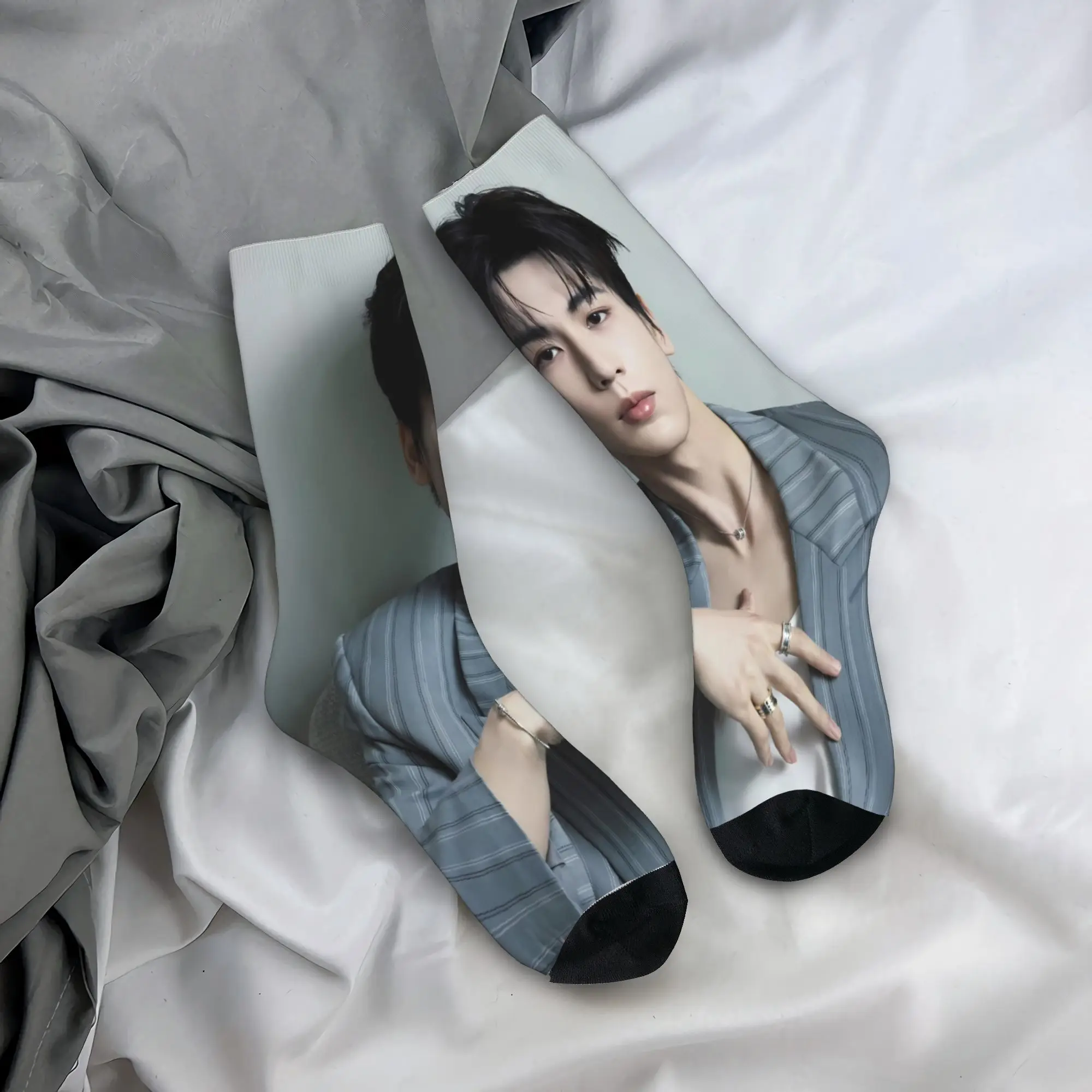 Men Socks Zhang Linghe  Stockings Spring Kawaii Comfortable Socks Graphic Outdoor Non-Slip Socks
