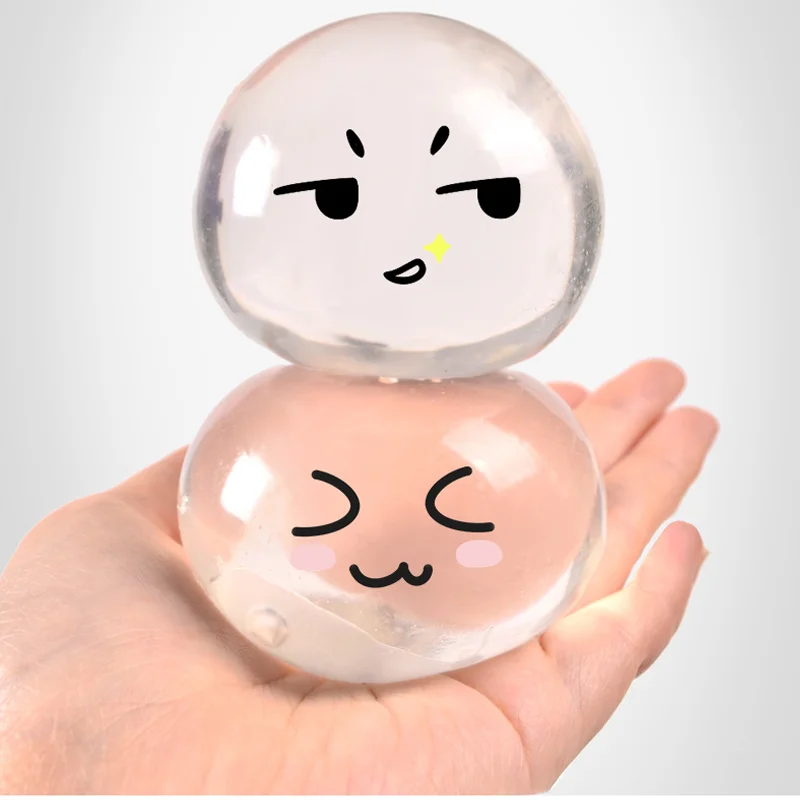 6cm Clear Maltose Syrup Ball Slow Rebound Fidgeting Adult Kids Toys Stress Relief Stress Resistant Stress Ball Baby Toys