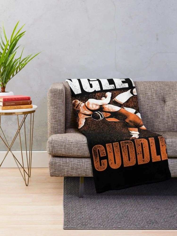 Wrestling Put Your Singlet On Gift Idea For Wrestler Throw Blanket Blanket Luxury Stuffed Blankets manga Blankets For Sofas