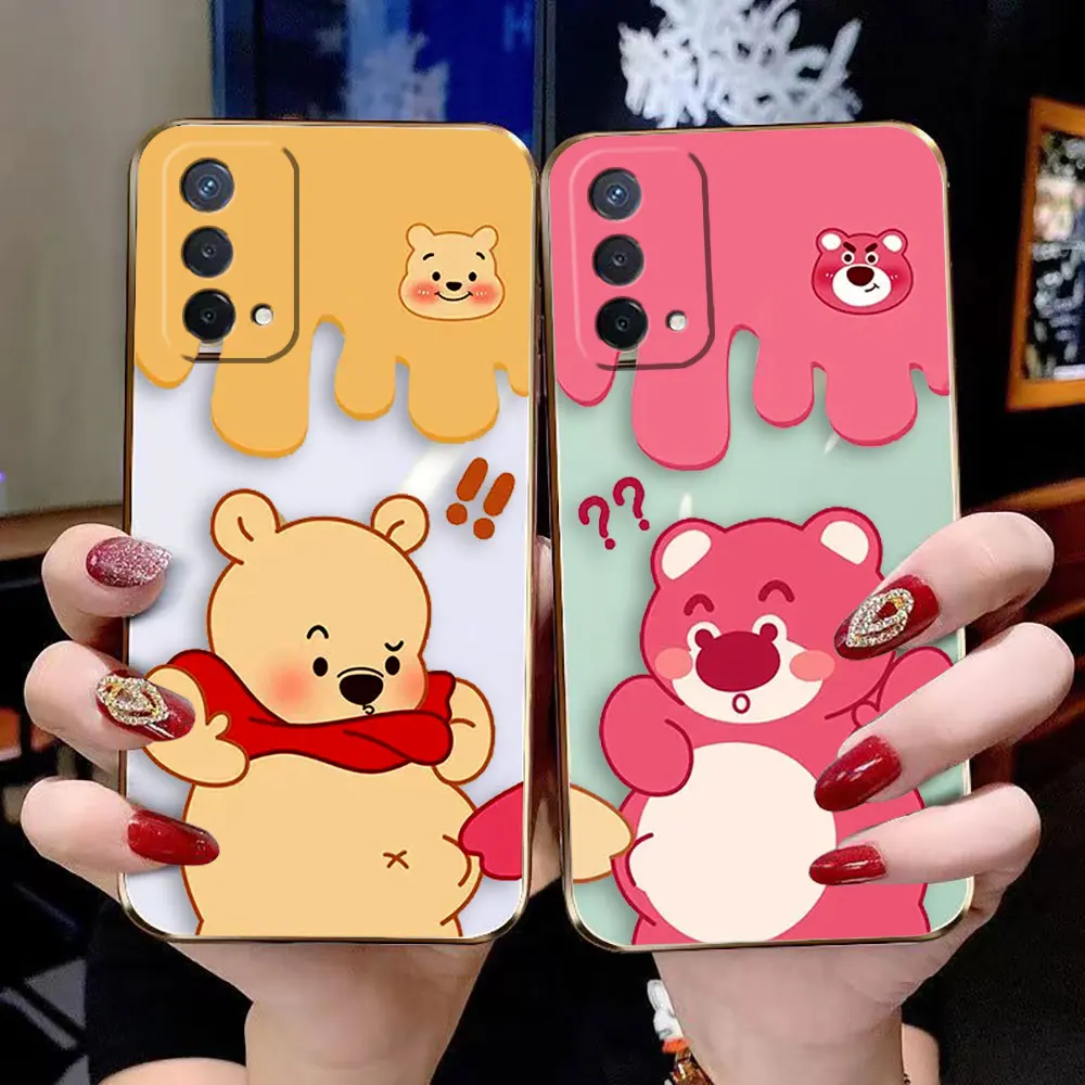 

Cover Smooth E-TPU Phone Case OPPO A15 A16 A17 A78 A58 A53 A54 A57 A72 A73 A74 A91 A92 A94 4G 5G Case Winnie The Pooh Bear Lotso