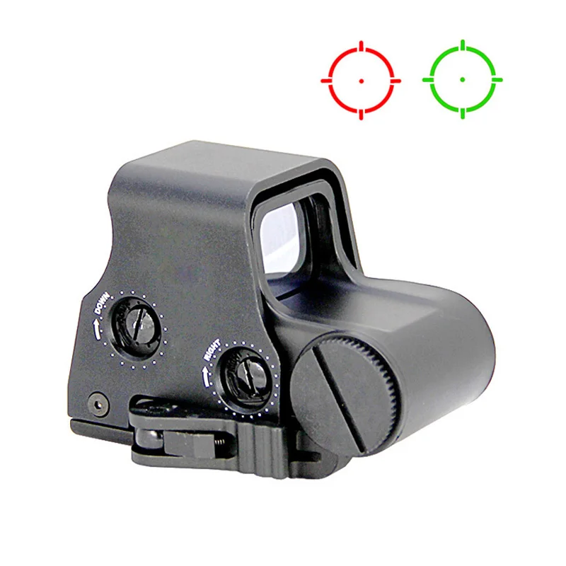 Tactical 558 556 Holographic Scope, Red and Green Hunting Rifle Reflex Sight, with Integrated 5, 8 