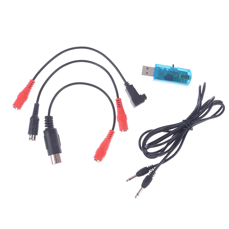 Simulador de vuelo USB con Cables, piezas de simulación de Guerrero dorado, todo redondo, 8ch Dongle, RF9.5, RF8, Phoenix 6,0