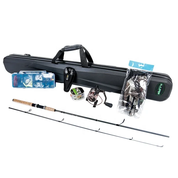 

Newbility Professional Portable 5.2:19+1BB Reel Rod Fishing Kit 2.1m Fishing Rod Reel Combo Set