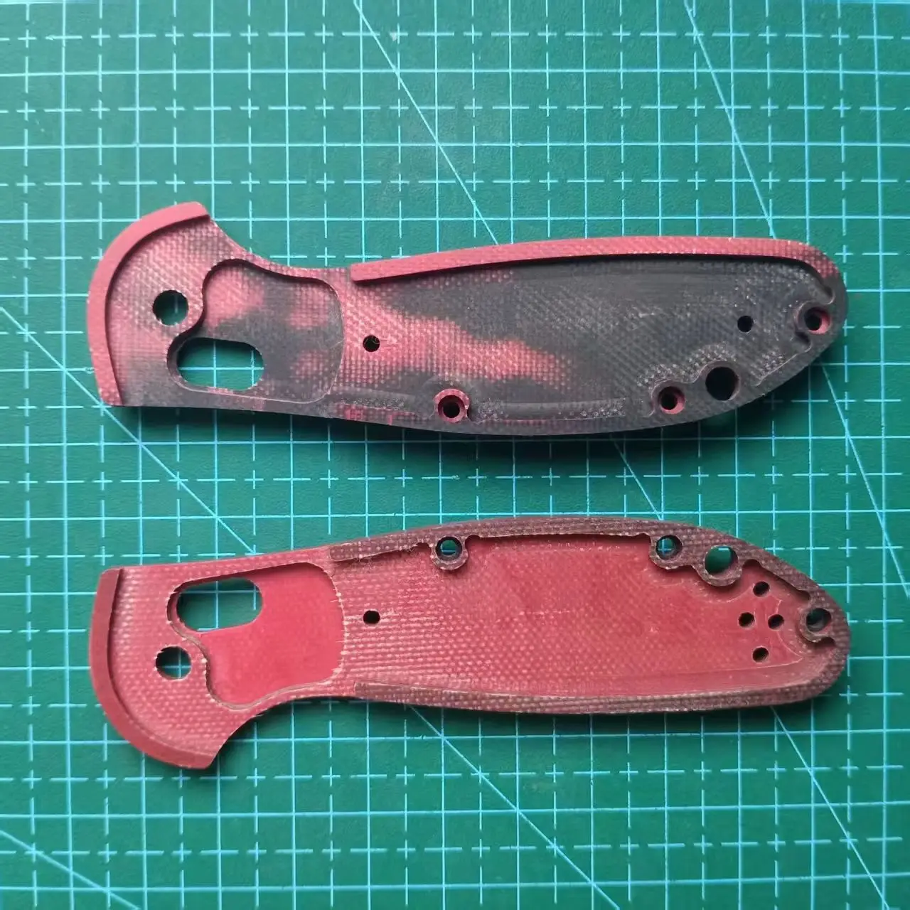 ​1 Pair G10 Material Handle Scales for Benchmade Griptilian 555/556 Folding Knife