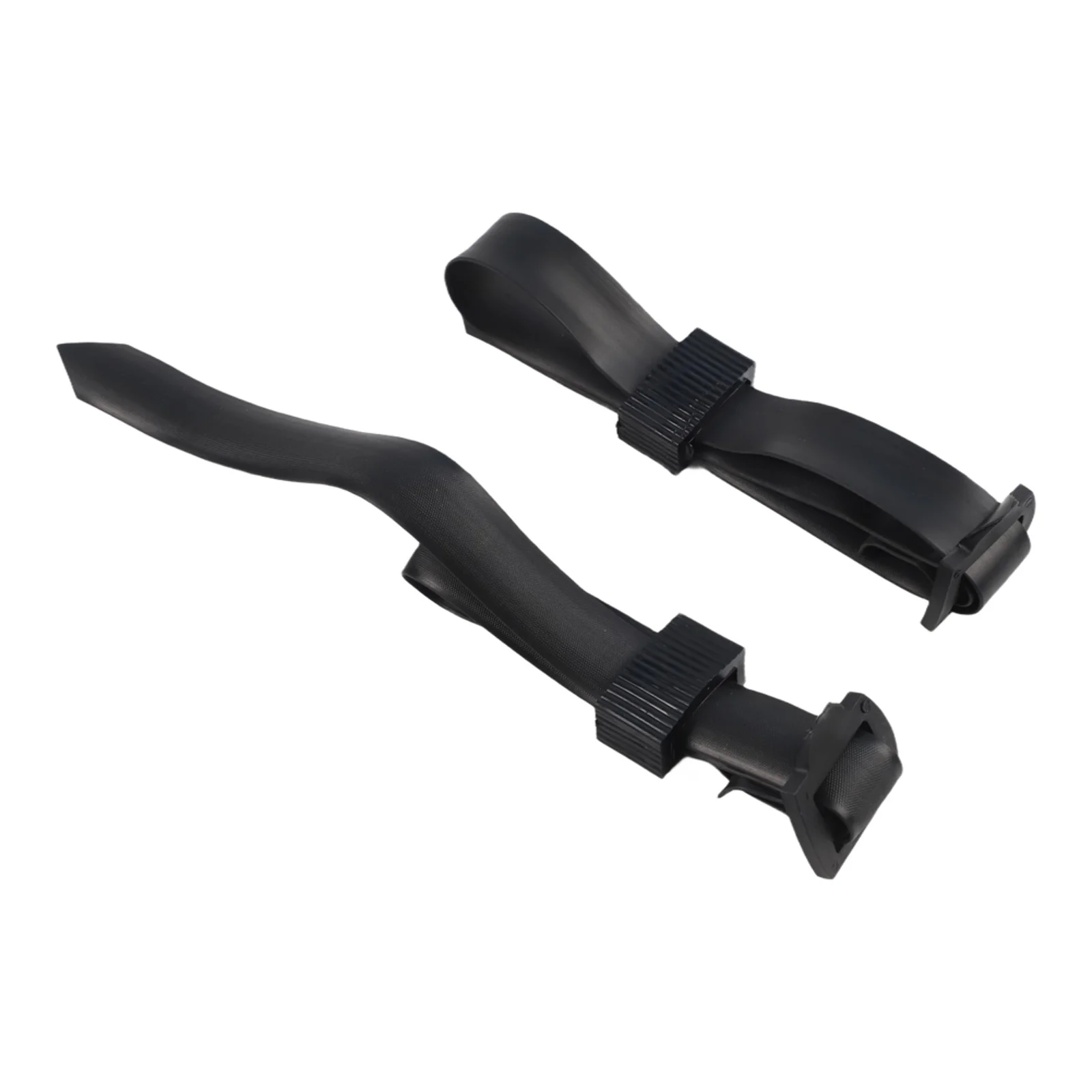 8pcs Black PVC Adjustable Tree Ties Plant Shrub Support Straps With Buckle For Garden Yard Fruit Tree Care Accessories