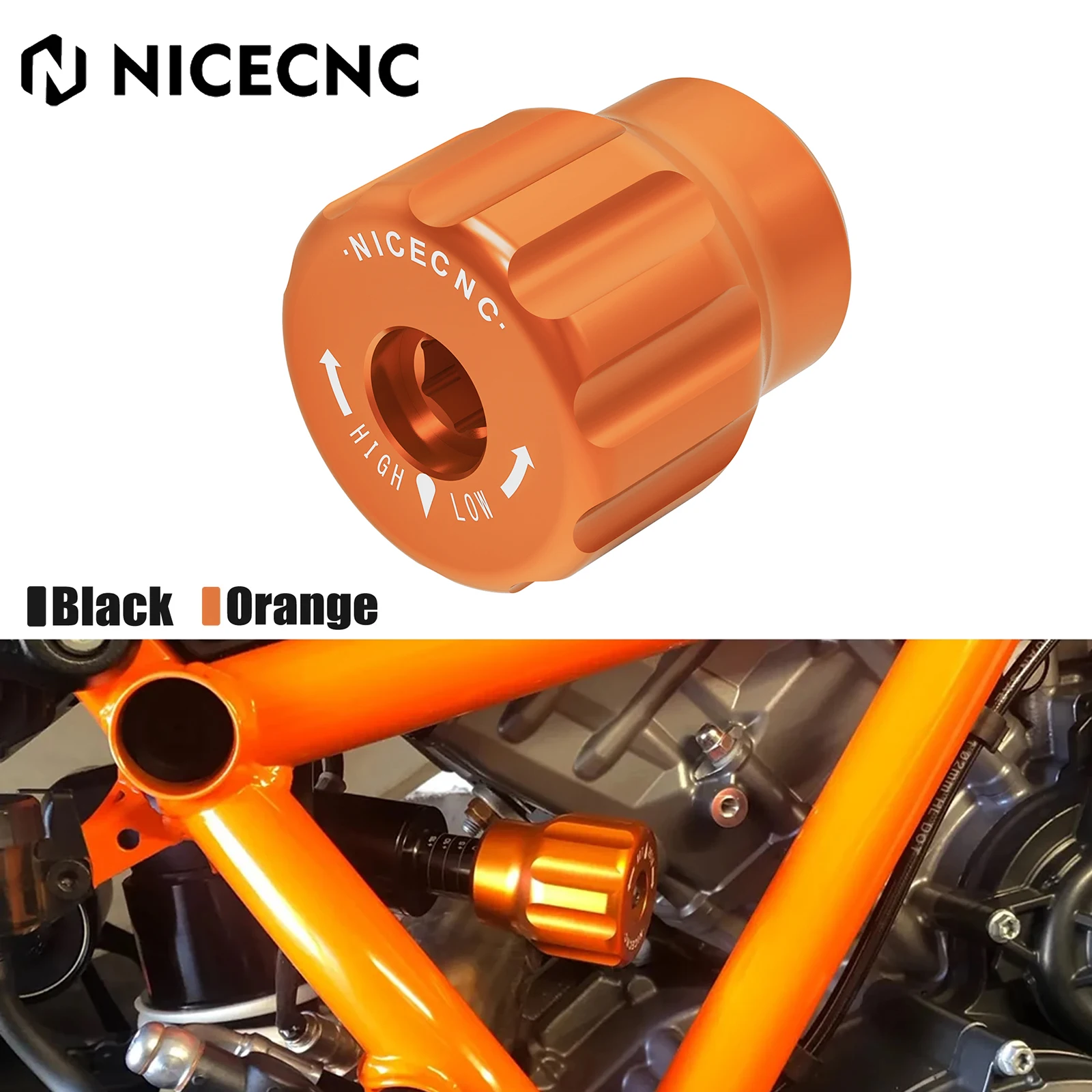 

For KTM 1290 Super Duke R 2020-2023 Rear Shock Preload Adjustment Knob 890 Adventure 2021-2024 890 SMT Husqvarna NORDEN 901 2023