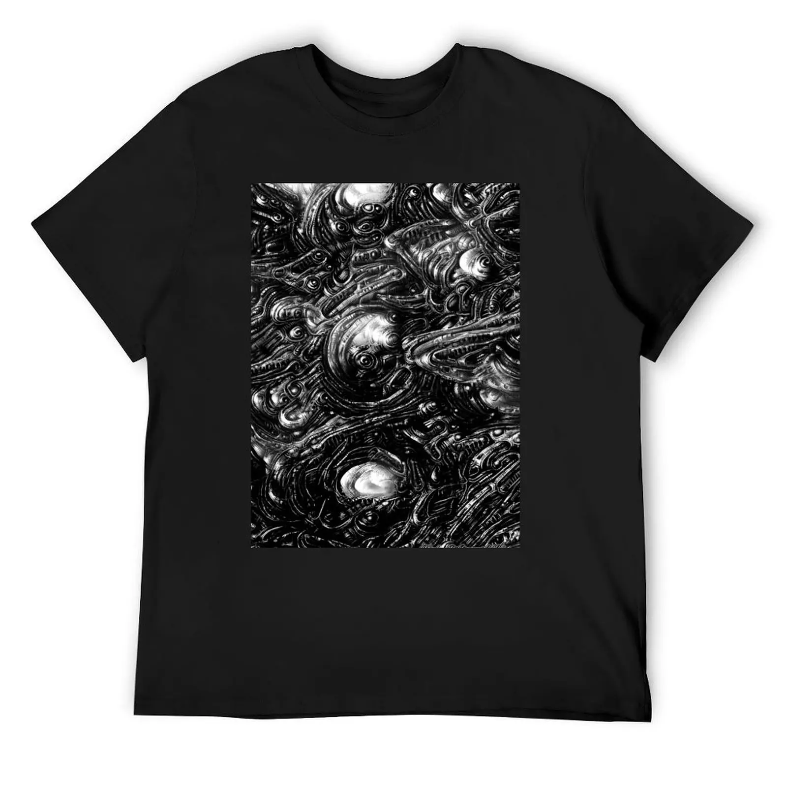 

HR Giger Inspired Biomech Poster T-Shirt graphics plus sizes graphic shirts rapper graphic tees mens t shirts casual stylish