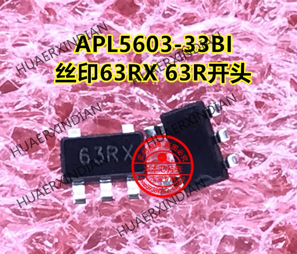 New APL5603-33BI-TRG APL5603  Printing 63RX 63R beginning  SOT23-5 In Stock
