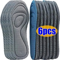 2-6pcs Comfortable Cushioned Foam Insoles for Men Women Shock Absorbing Running Walking Shoe Inserts Orthotic Arch Support