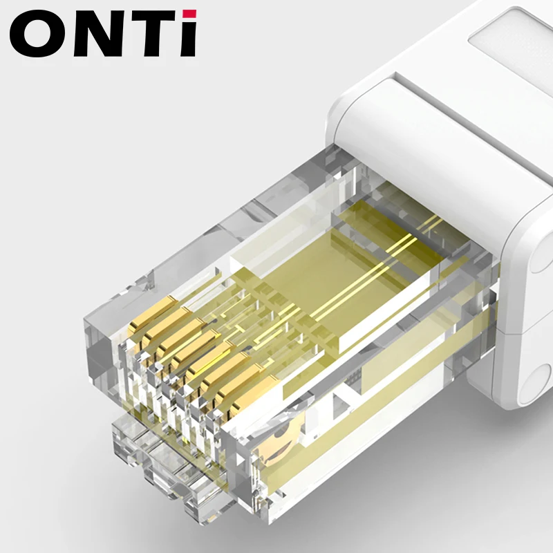 CAT6 CAT5E أداة مجانية RJ45 موصل ، لا تجعيد أداة أقل UTP 1000Mbps وحدات التوصيل ل تقطعت بهم السبل الصلبة Lan إيثرنت كابل