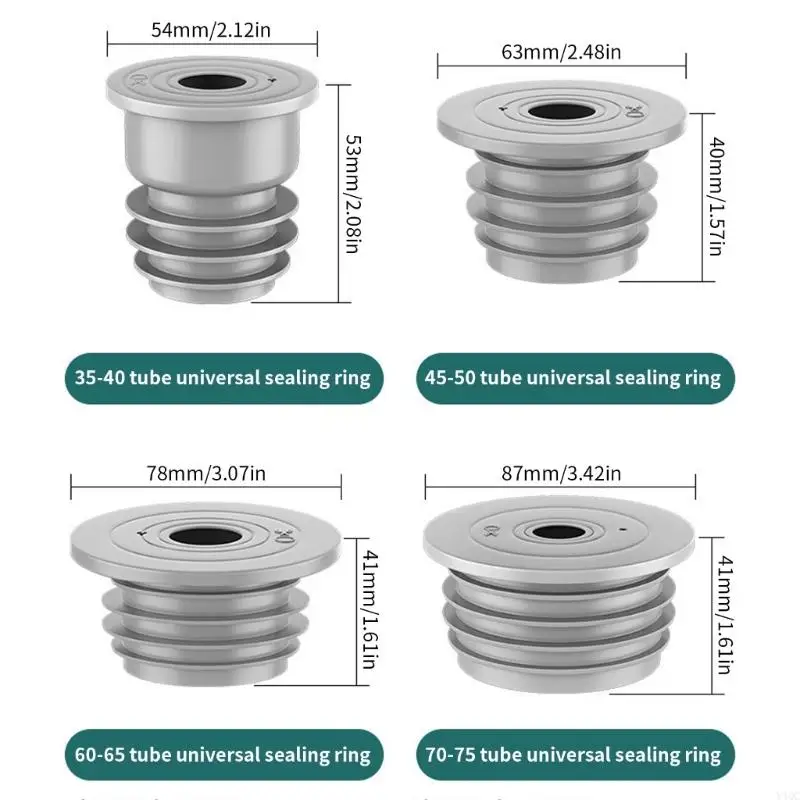 Sewer Drain Pipe Deodorant Cover Washing Machine Drain Hose Seal Plug Sewer Pipe Seal Rings Sealing Cover Enduring Y4QC