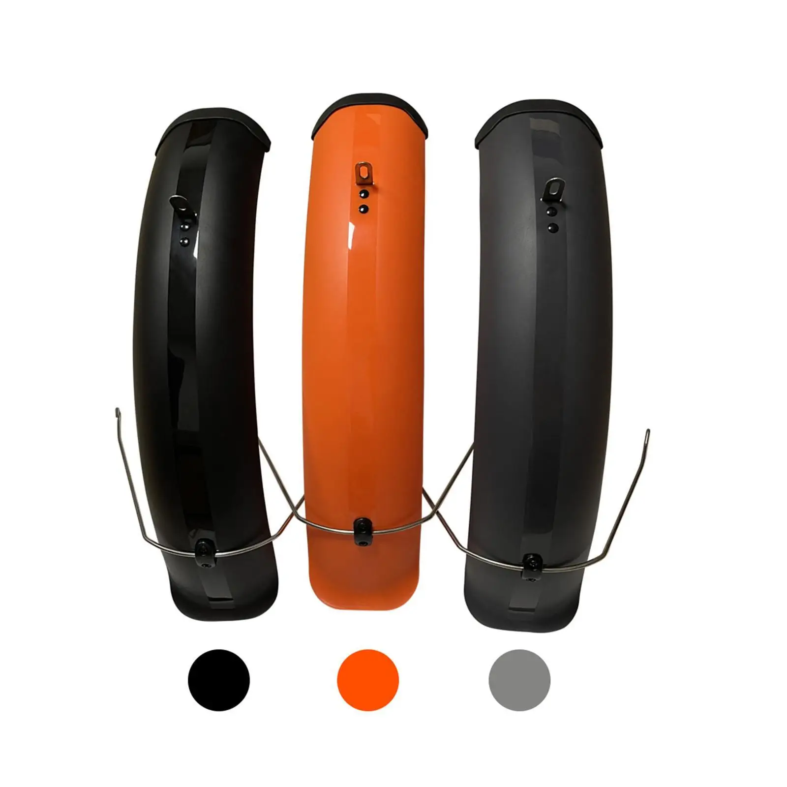 

20/26" x4.0 Bike Mudguard Front Rear Set Parts Equipment for Mountain Bike beach bikes Orange E-Bike Bicycle MTB Cycling Parts