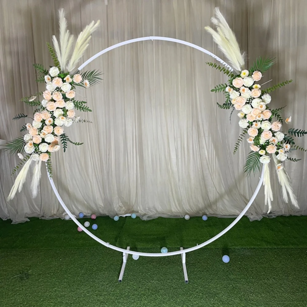 

Metal Arch Backdrop Stand for Wedding Ceremony Birthday Party Bridal Baby Shower Photo Booth Garden Floral Balloon Arches Decor