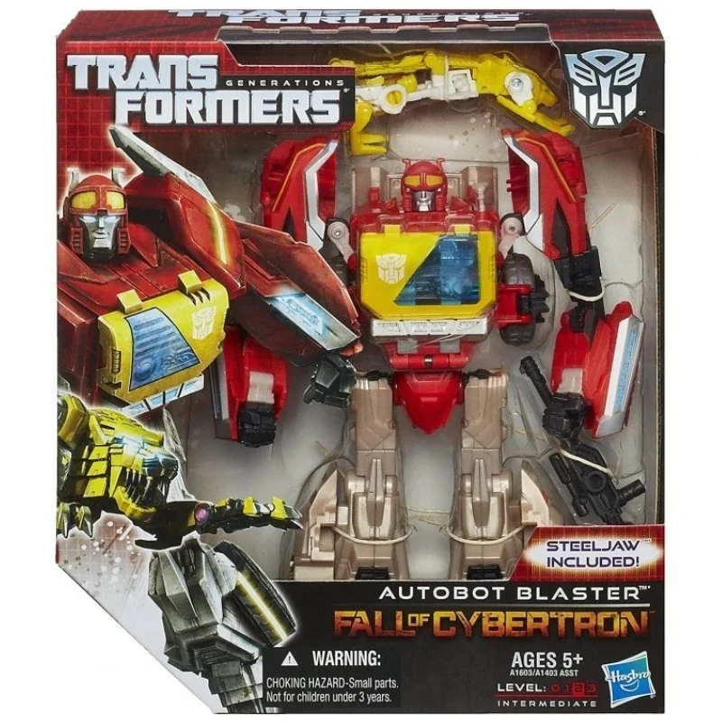 In magazzino tapara Tomy Transformers serie G autunno di Cybertron classe V registratore e pinze In acciaio Robot Anime Action Model Toys Gift