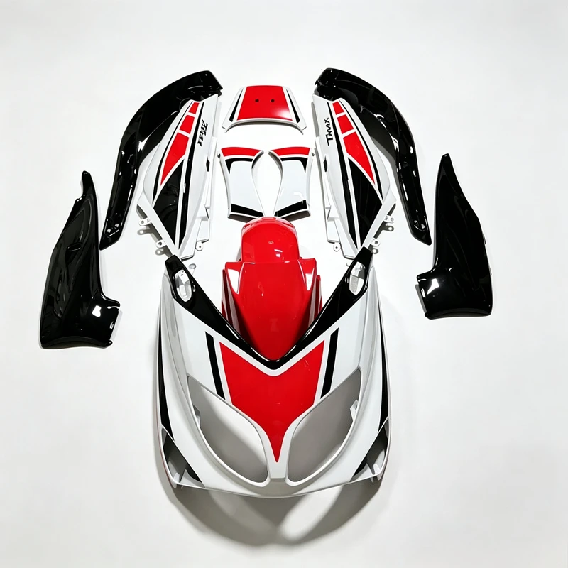 New ABS Fairing Fit For YAMAHA TMAX500 T-MAX 500 2001 2002 2003 2004 2005 2006 2007 01 02 03 04 05 06 07 Bodywork Set White Red