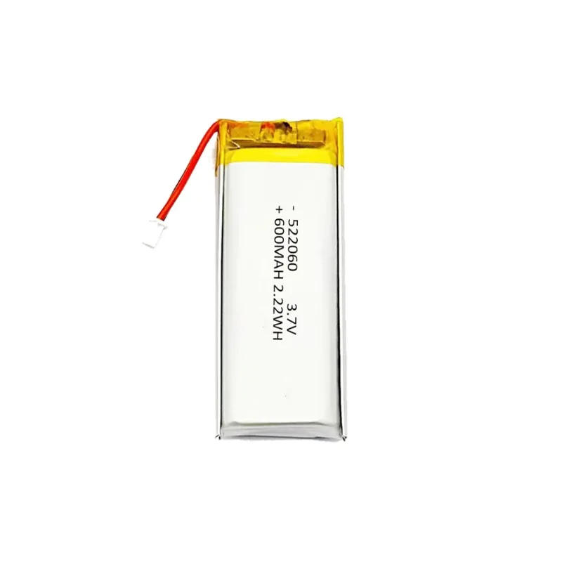 3.7V 600mAh 502060 Lipo Polymer Lithium Rechargeable Battery for MP3 GPS DVD Bluetooth Recorder Headset E-book Camera