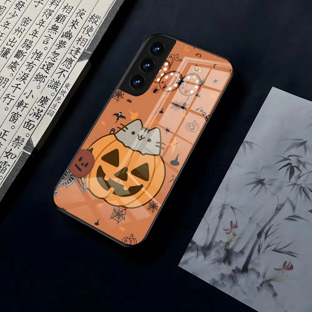 Felice Autunno Foglia di Zucca Per OPPO A 55 54 One Plus 8T 92s A93s A94 95 8 9 7 Pro FindX3 X5PRO RENO4 RENO7 Reno4se 5F 6Z Vetro Co