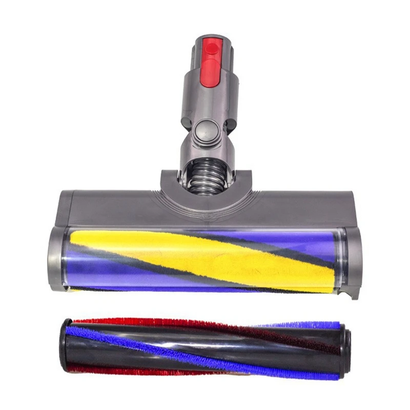 Tête de rechange pour Dyson V7 V8 V10 V11 V12 V15, brosse à rouleau souple avec poignées anti-poussière, accessoire de rêve de sol léger