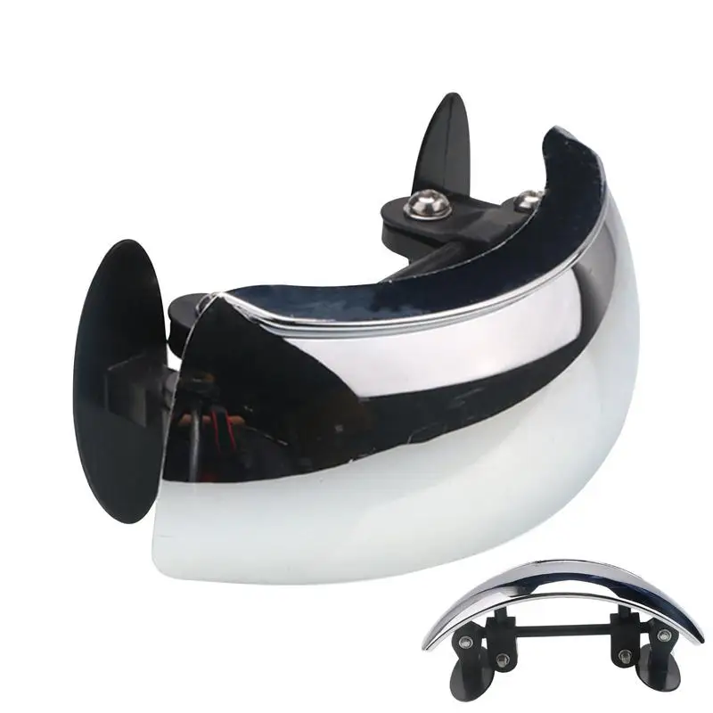 

Mirrors For Motorcycles 180 Degree Wide Angle Safety Rear View Mirror Wide Angle Adjustable Wind Screen Mount Blind General For