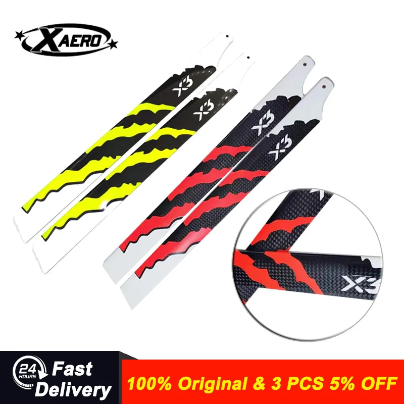 

XAERO 360MM Carbon Fiber Main Rotor Blades for Gaui X3 X360 ALZRC Devil 420 Fast Forward FW450L Helicopter RC Parts