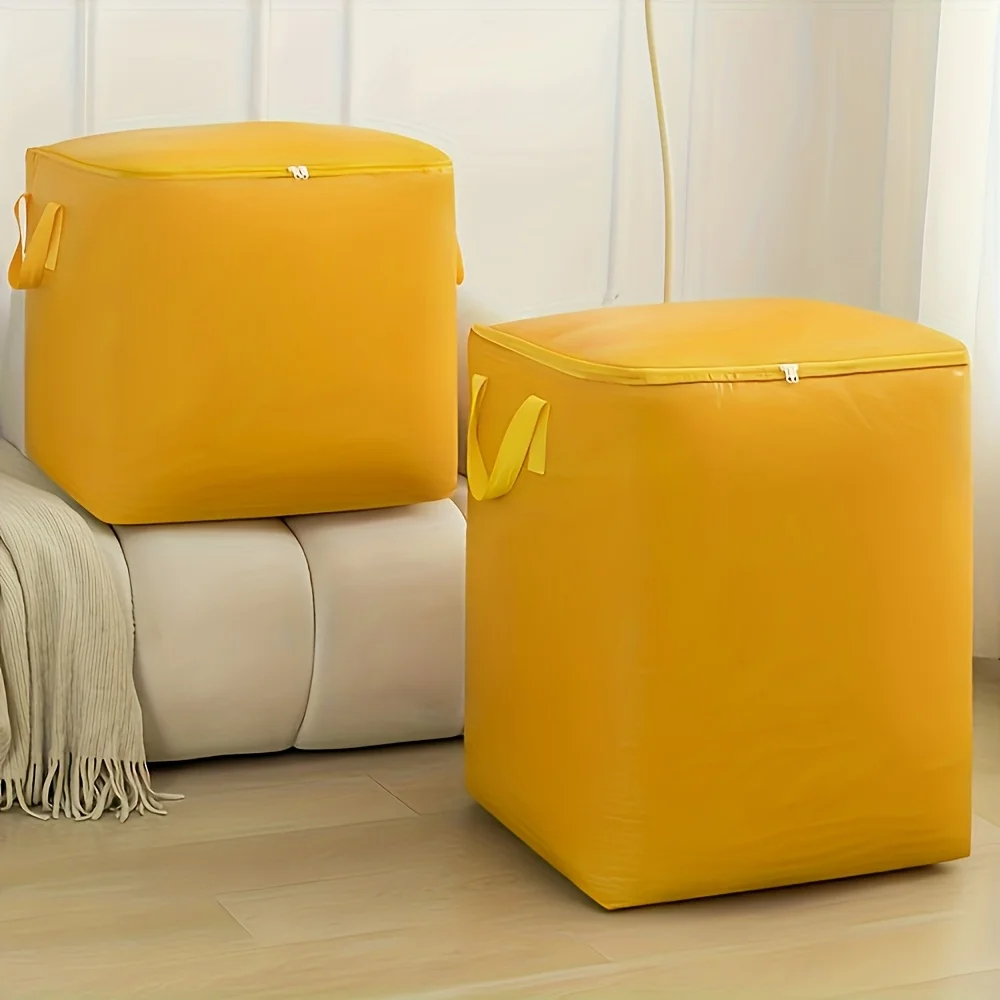 Extragroße, verstärkte Umzugstasche (verstärkter Griff, zufällige Farbe) – Robuste, wasserdichte Aufbewahrungs- und Organisations-Tasche, faltbar und – Detail 7