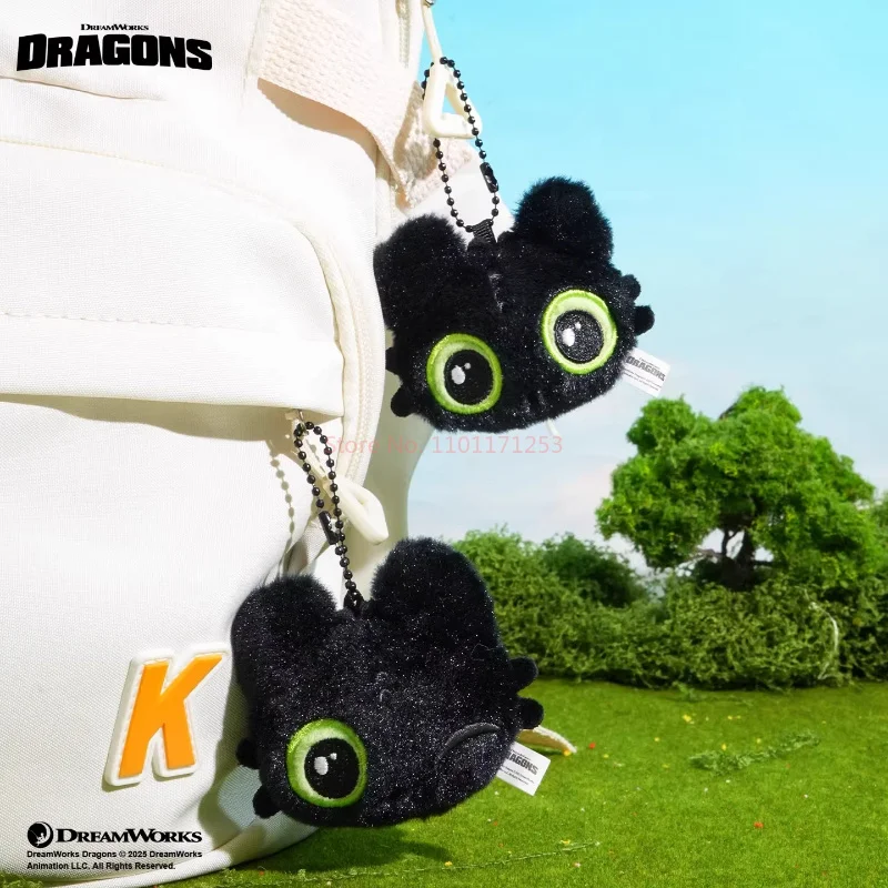 Authentic How To Train Your Dragon  Toothless Boy  New Couple Keychain Plush Bag Pendant Keychain Festival Gift view 4