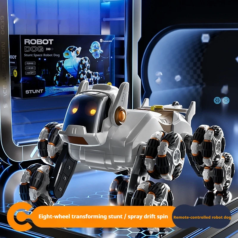 2026 New RC Robot Dog, Electronic Mechanical Interactive Walking Pet Toy, Remote Control Robotic Puppy for Kids Birthday Gift