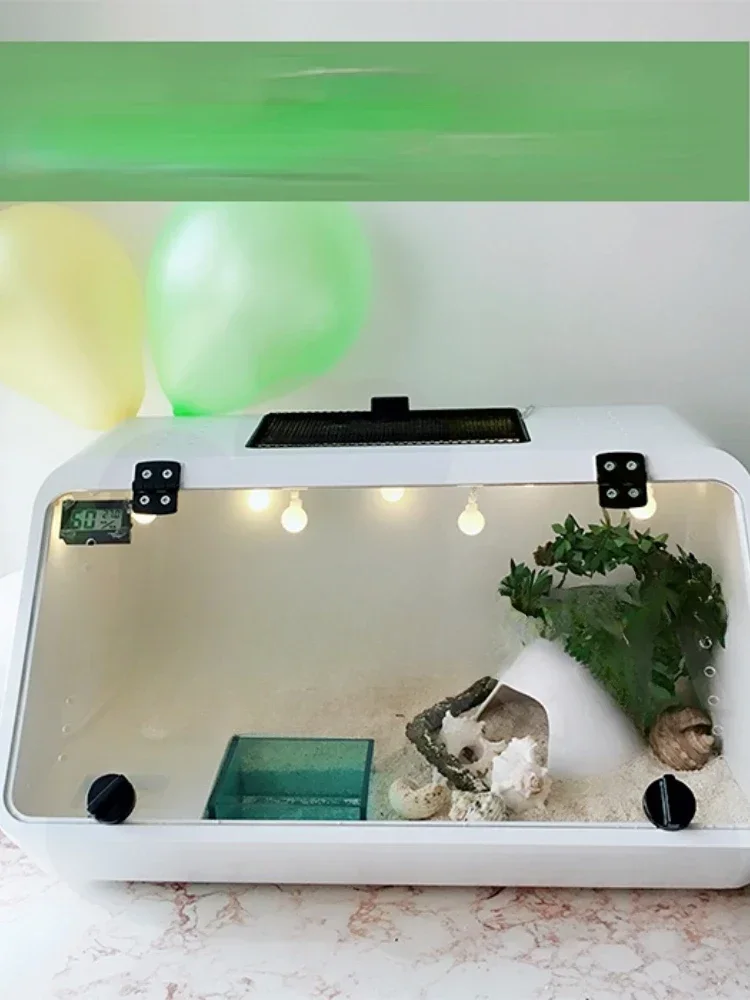 

durable Hermit crab living suit pet raising box amphibious fish tank reptile box