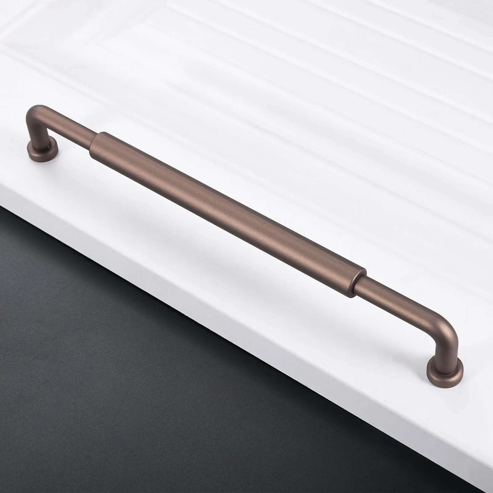 

1Pc Nordic Style Zinc Alloy Handle 192mm Modern Cabinet Closet Handle Minimalist Drawer Handle Long Furniture Handles W/Screw