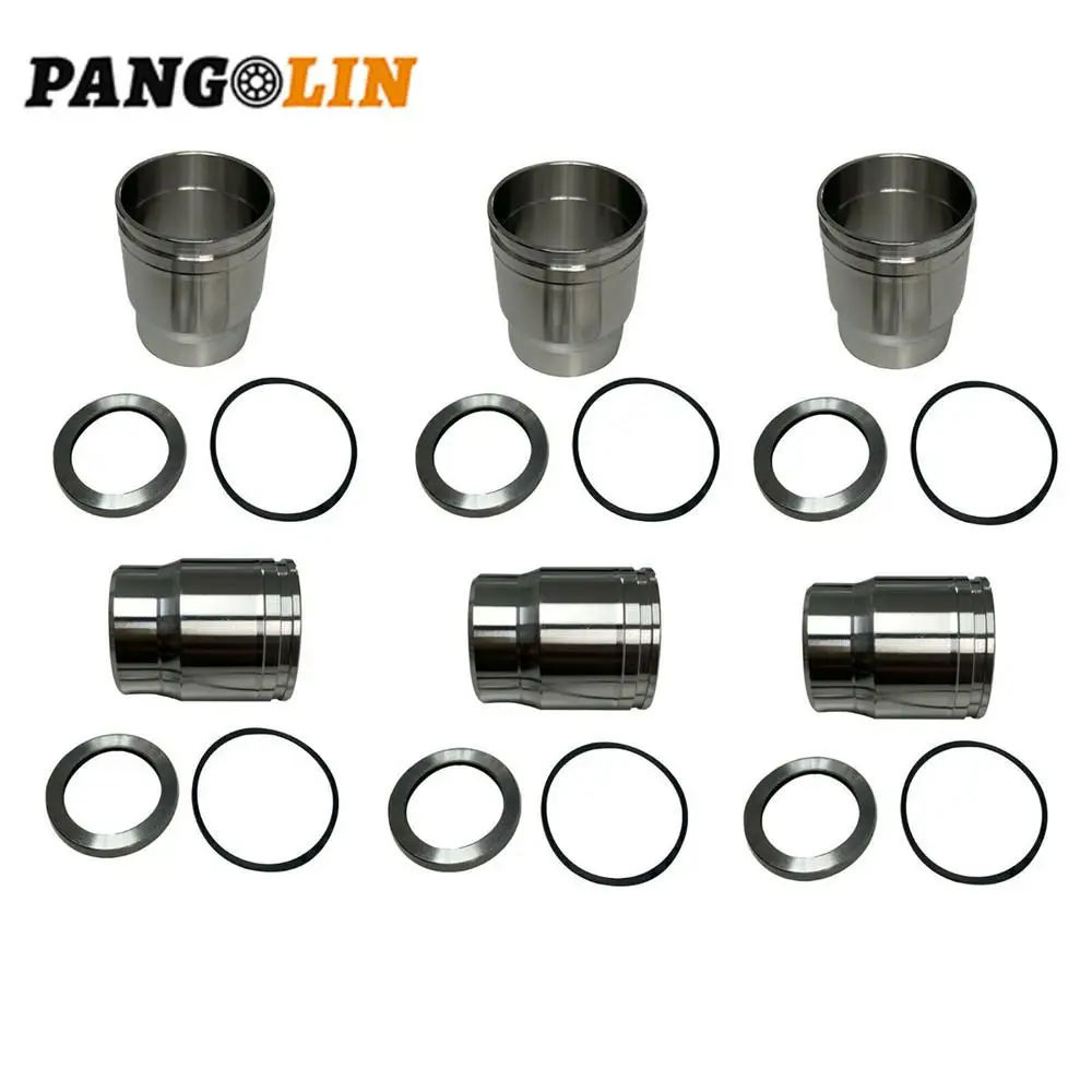 

6pcs Injector Sleeve Kit Cup Tube With Seal 3686961 3686883 3687210 Fit For Cummins ISX single Cam With 1 Year Warranty