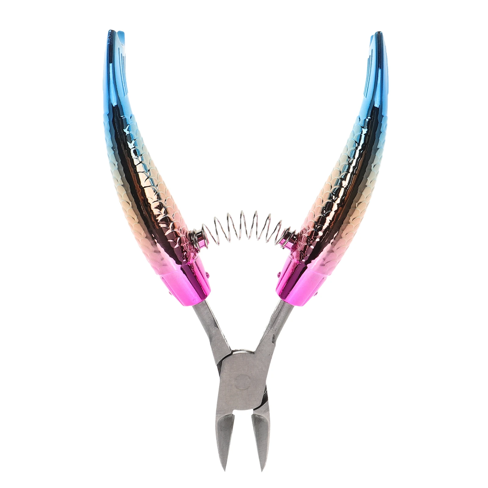 

Fishtail Nail Pincers Cuticle Remover Tool Dead Skin Clipper Manicure Cutters Nippers Stainless Steel