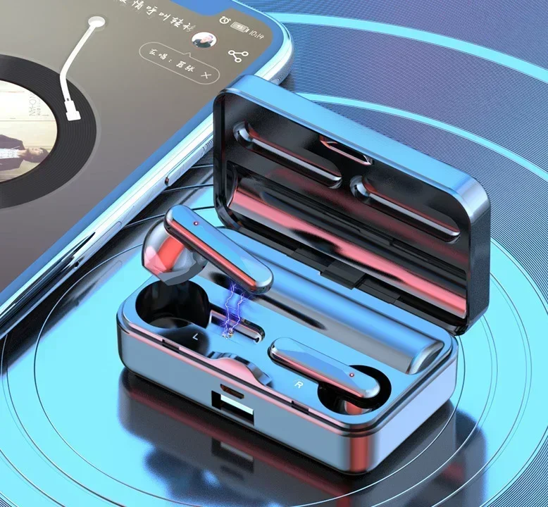 

TWS Mic Sports Earbuds Stereo Bass Headphone Wirless Earphones For Samsung Galaxy Note 20 S10 S20 Ultra Huawei Xiaomi