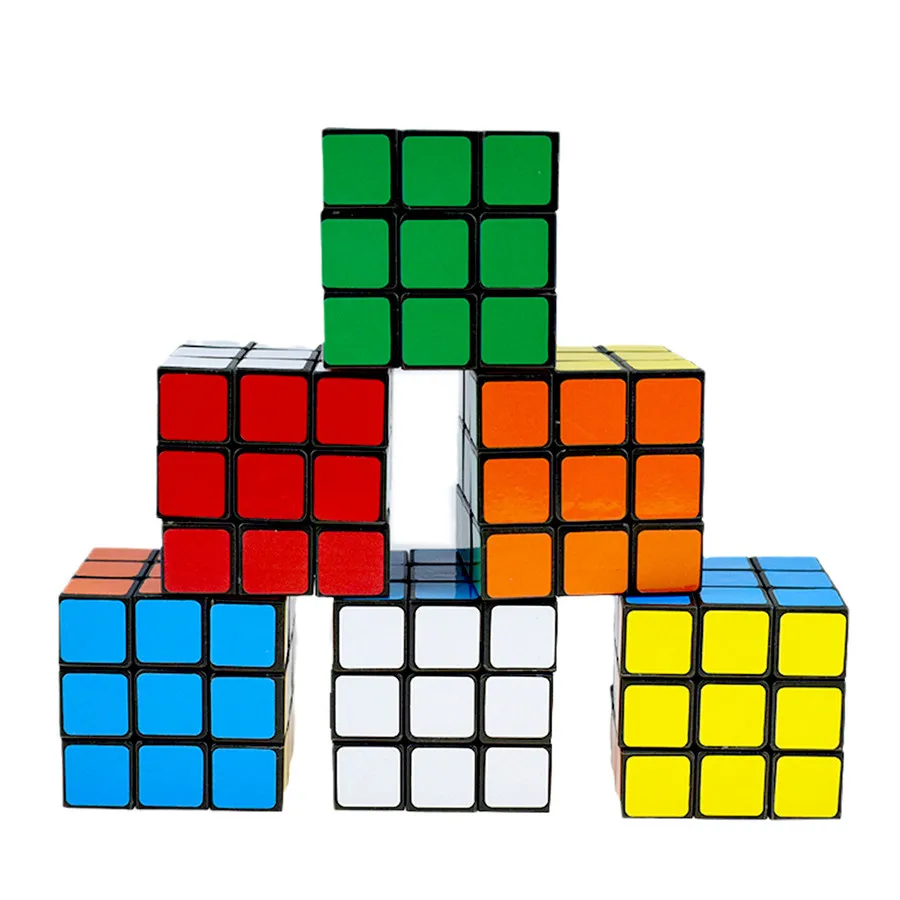 Qiyi Qihang 3x3x3 Zauberwürfel profession elle 3x3 schwarz Aufkleber Cubo Magico Speed Puzzle Kinderspiel zeug Spiele Geschenk