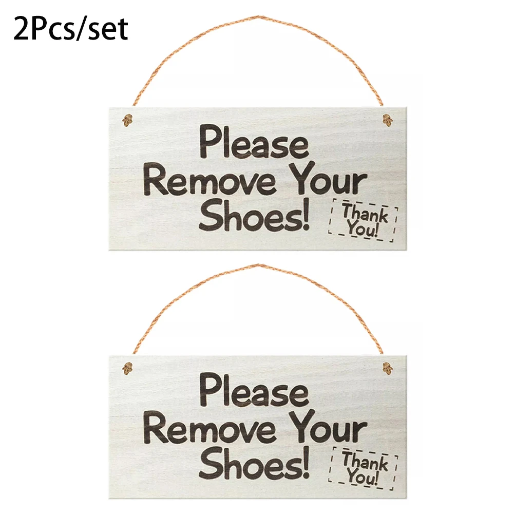 Door Hanging Craft Front Door Hanging Sign Outdoor Wood Material Attention Grabbing Clear Message Easy To Hang