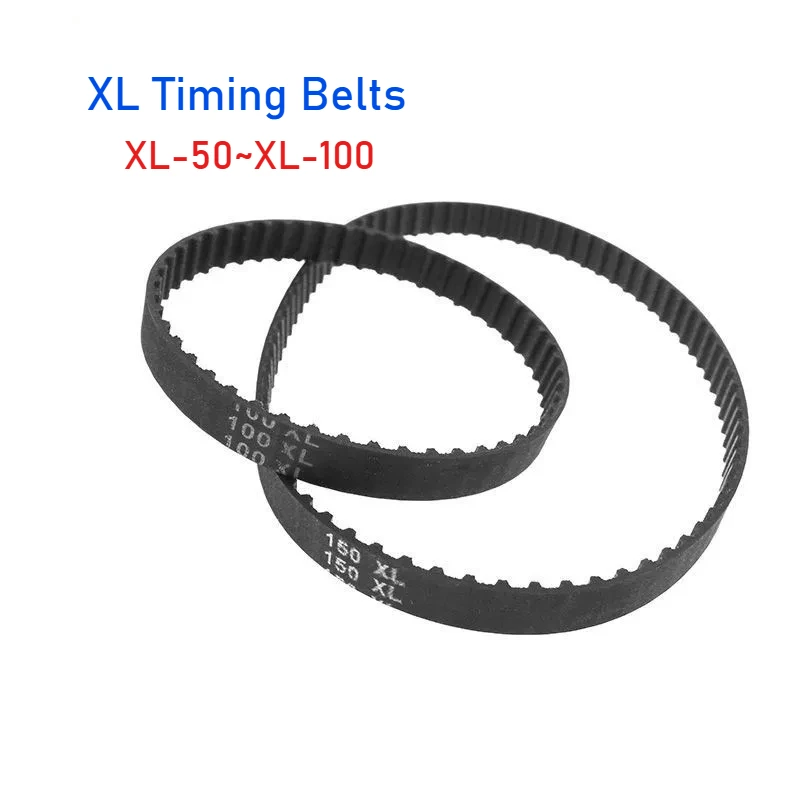 XL Timing Belts XL-50 60 64 68 70 72 74~XL-100 Pitch 5.08mm Width 10mm Closed Loop Synchronous Wheel Belt
