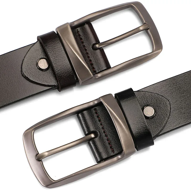 Large Size 105-140 150 160 170cm Cowhide Retro Belt Men's Genuine Leather Needle Buckle Waistband Handmade Casual Trend Belt
