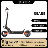 JOYOR S5(ABE)500W Adult EScooter Certification Electric Scooter 48V 13Ah Speed 20km/h Dual Disc Brakes 10-inch Tires E-Scooter