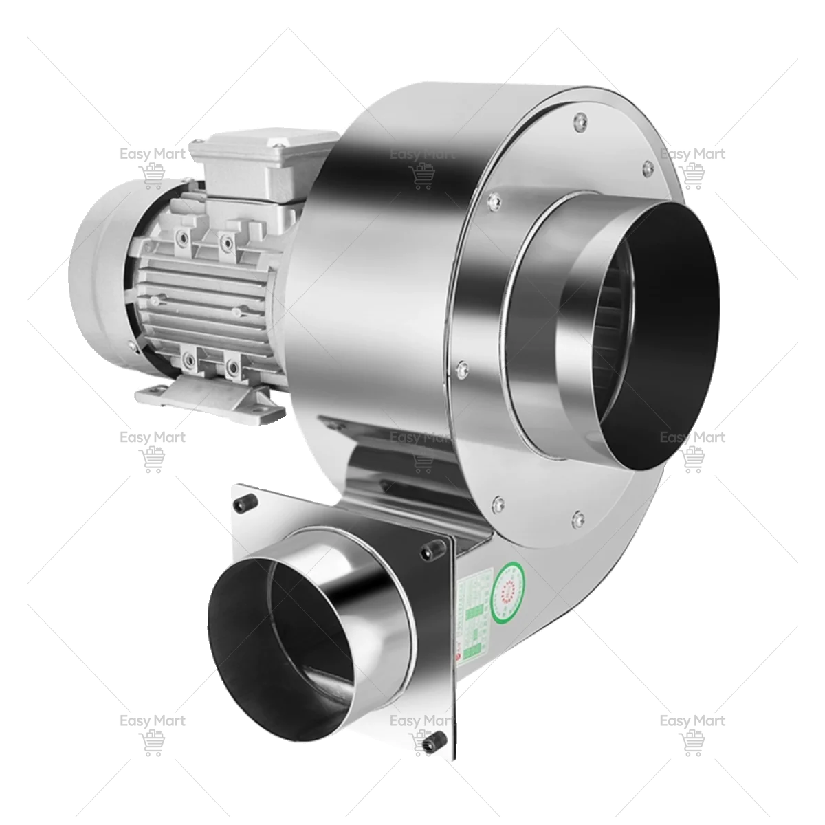 304 Stainless Steel High Temperature Resistant DF Centrifugal Fan Industrial 380V Multi-wing Blower 220V Strong Suction Fan