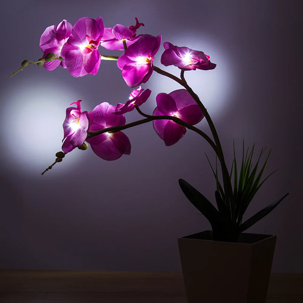 

Led Artificial Flower Light Bonsai Decorative Light For Home Bedroom Table Garden Indoor Outdoor Gift Foldable