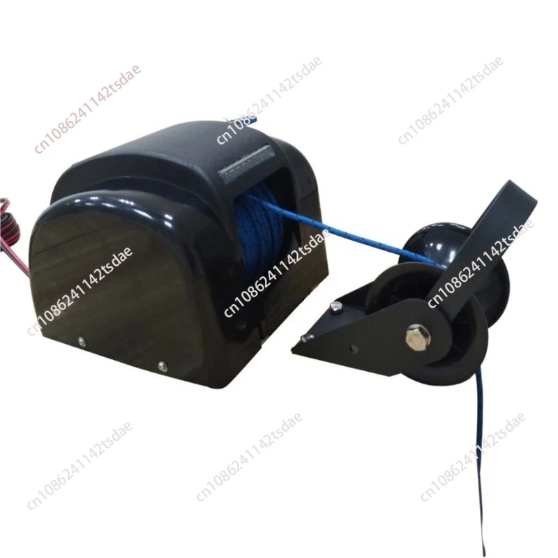 12V electric windlass winch is suitable for fresh water automatic anchoring, anchor weight 21 kg, yacht ship